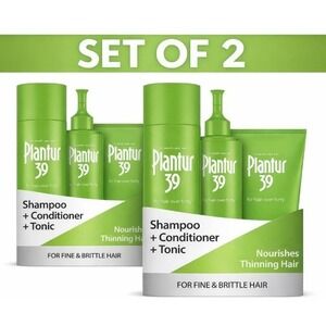 Plantur 39 Phyto-Caffeine Made For You 3-Step System Fine Brittle Hair Set of 2